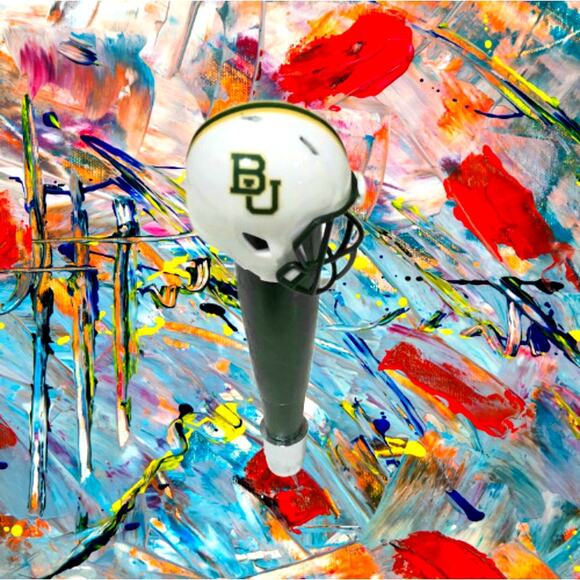 NCAA Baylor Bears Beer Tap Handle Kegerator Football Brew Ale Big12 - Picture 1 of 3
